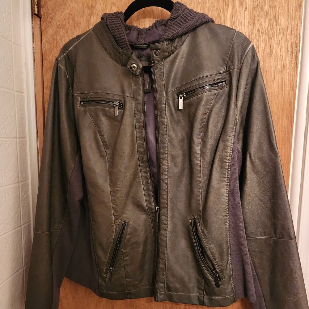 Maurice's flex leather jacket
